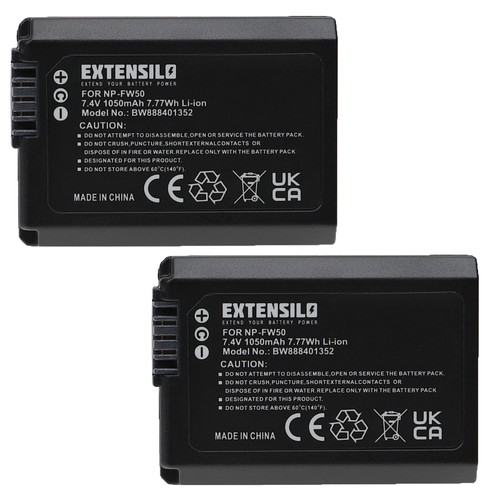 Batteria per sony - 2x, alpha